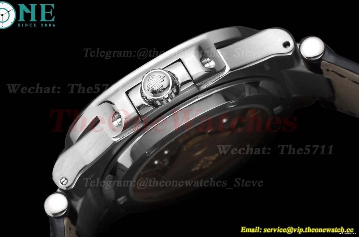 Diamond Textured White MY8215 LE SS GDF Nautilus 40mm Dial 1228